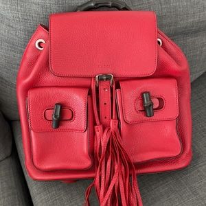 Gucci bamboo backpack- accepting reasonable offers